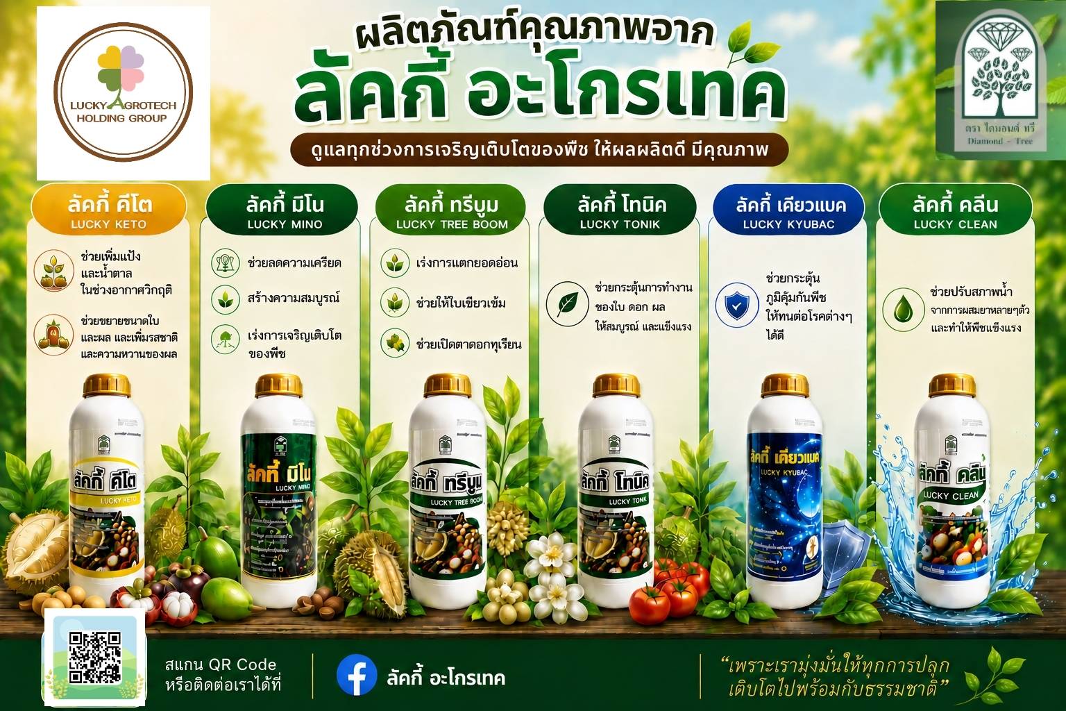ผลิตภัณฑ์ ลัคกี้ อะโกรเทค